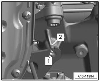Снятие и установка опорного кронштейна подушки двигателя Audi Q7 с 2015 года