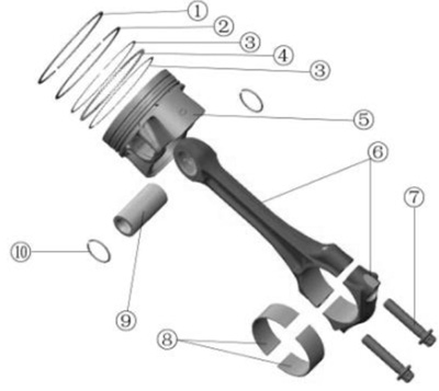 Расположение компонентов Changan CS55 PLUS c 2021 года