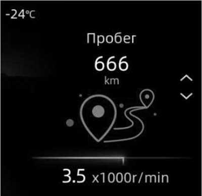 Жидкокристаллический информационный дисплей Changan CS55 PLUS c 2021 года