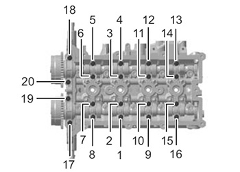 Головка блока цилиндров и ее элементы Chery Tiggo 7 PRO c 2020 года