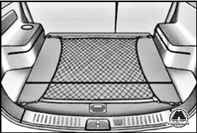 Багажная напольная сетка Chevrolet Captiva