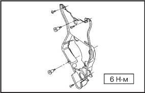 Установка задней крышки зубчатого ремня Chevrolet Epica Evanda