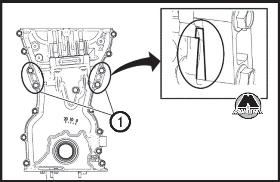 Снятие передней крышки двигателя Chevrolet Spark
