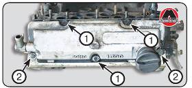 Снятие и установка крышки головки блока цилиндров Daewoo Lanos