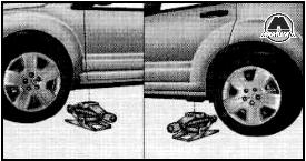 Процедура замены поврежденного колеса Dodge Caliber