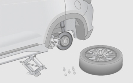 Замена колеса EXEED LX