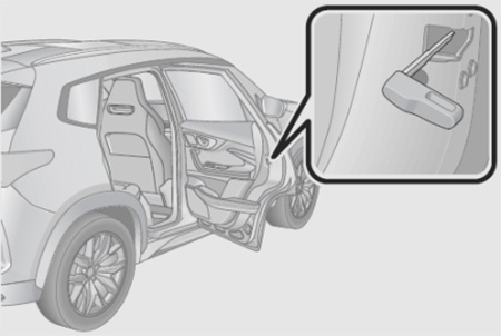 Механический выключатель замка EXEED LX
