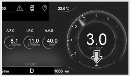 Указатель температуры охлаждающей жидкости двигателя EXEED LX