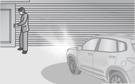 Функция светового сопровождения EXEED LX