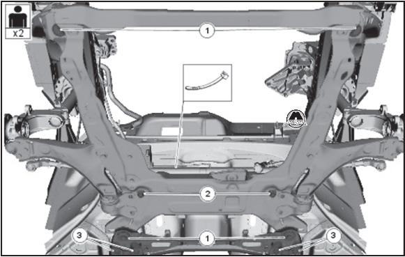 Снятие и установка двигателя Ford Galaxy