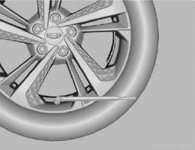 Манометр для измерения давления воздуха в шинах Geely Coolray c 2022 года