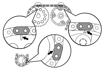 Цепь привода газораспределительного механизма Haval M6