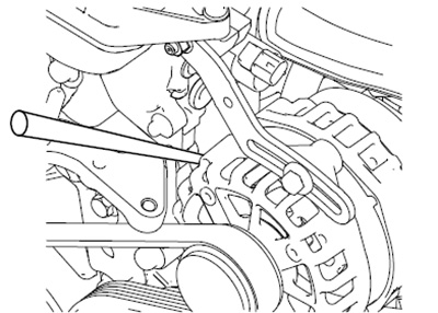 Ремень привода генератора Haval M6