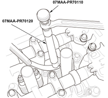 Регулировка зазоров в клапанах Honda CR-V