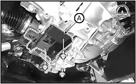 Снятие и установка кронштейна роликового упора Hyundai Creta
