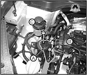 Снятие и установка монтажного кронштейна двигателя Hyundai Creta