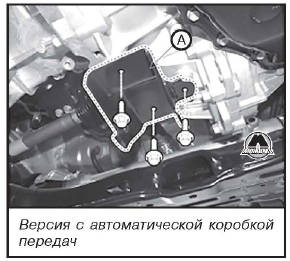 Снятие и установка маятниковой опоры Hyundai Solaris