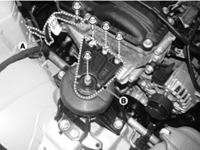 Снятие и установка двигателя 2,0 л MPi Hyundai Sonata с 2014 года
