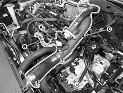 Снятие и установка двигателя 2,0 л MPi Hyundai Sonata с 2014 года