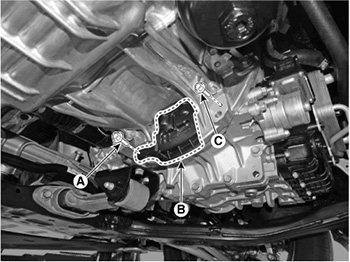 Декоративная крышка двигателя Hyundai Tucson