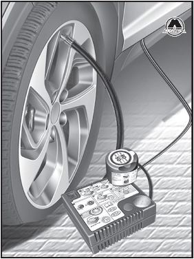 Комплект для аварийного ремонта шины Hyundai Tucson