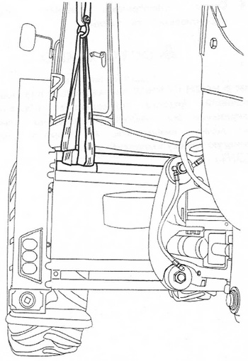Подъем машины JCB 3CX / 4CX с 1991 года