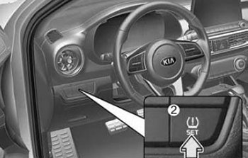 Система контроля давления в шинах Kia Cerato c 2018 года