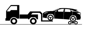 Буксировка на эвакуаторе с частичной погрузкойь Lexus NX с 2014 года