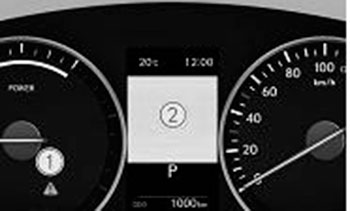 Многофункциональный информационный дисплей Lexus RX 200t