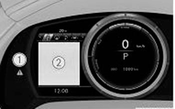 Многофункциональный информационный дисплей Lexus RX 200t