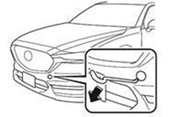 Буксирные проушины Mazda CX-5 c 2017 года