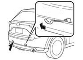 Буксирные проушины Mazda CX-5 c 2017 года