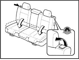 Складывание задних сидений Mazda CX-9