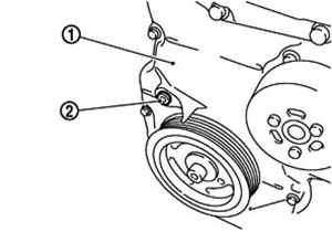 Поликлиновой ремень вспомогательного оборудования Nissan Note c 2013 года