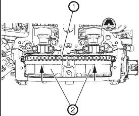 Регулировка цепи привода газораспределительного механизма Opel Zafira C