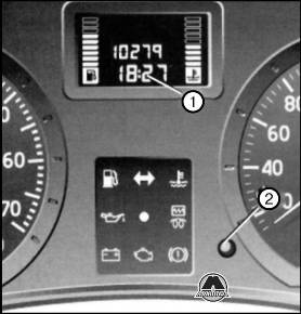 Часы Renault Dacia Logan Sandero