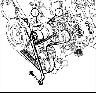 Двигатель Opel Vivaro B / Renault Trafic III с 2014 г. Ремень привода навесного оборудования