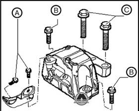Установка двигателя SEAT Leon