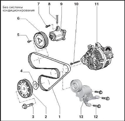 Ремень привода навесного оборудования Skoda Rapid