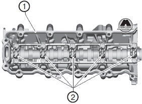 Снятие и установка крышки головки блока цилиндров Skoda Yeti