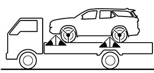 Транспортировка методом полной погрузки Toyota Fortuner с 2015 года