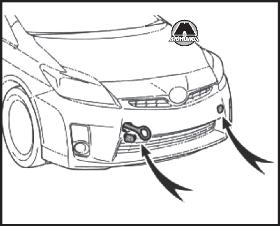 Аварийная буксировка Toyota Prius
