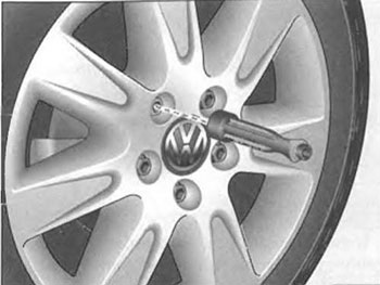 Замена колеса Volkswagen Transporter T6