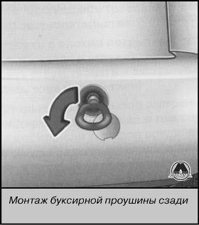 Монтаж буксирной проушины Volkswagen Caddy