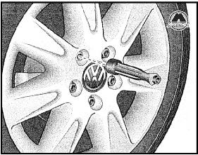 Замена колеса Volkswagen Passat B6