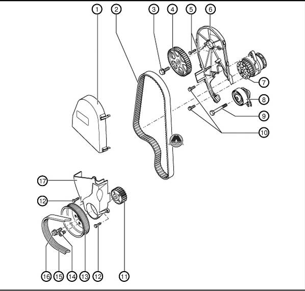 Кривошипно-шатунный механизм Volkswagen Pointer Gol