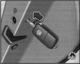 Запирание двери переднего пассажира Volkswagen Tiguan