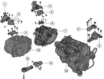Двигатель 2,0Т в сборе Zotye T600 с 2013 года